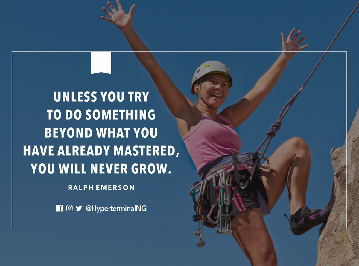 hyperterminalng's tweet image. Unless you try to do something beyond what you have already mastered, you will never grow. #MondayMotivation #design #agency #digital #web