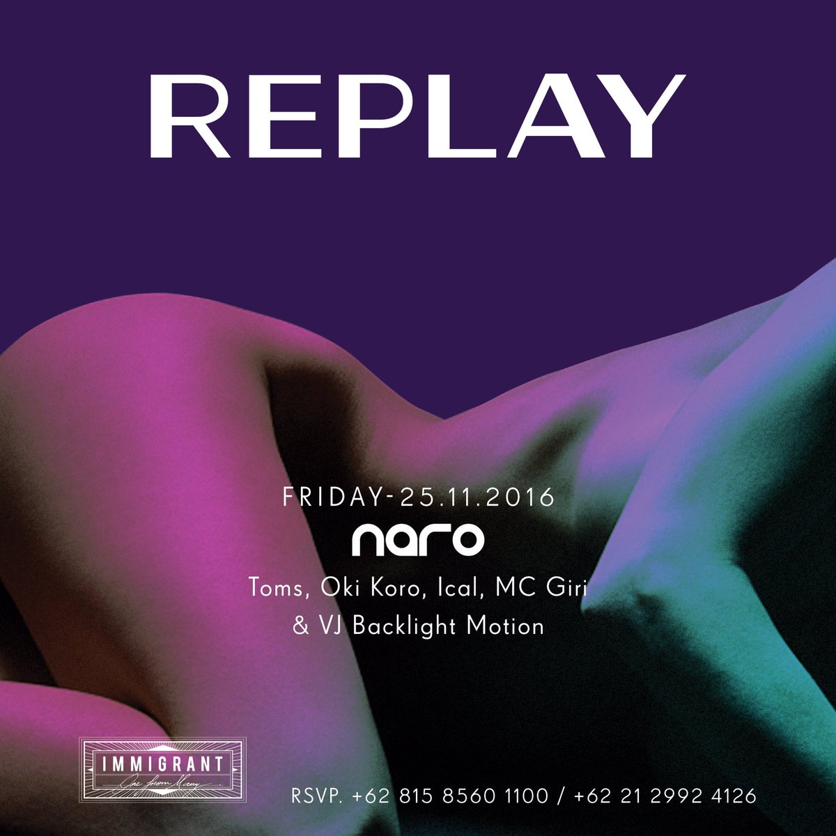 IMMIGRANT_jkt's tweet photo. You gotta jump back to the old classic house rhythm w/ @Originalnaro @OKIKORO @TOMsHANs @djical @VjBacklight @giriindrata 
RSVP:081585601100 https://t.co/ZzwKjJIQ4h