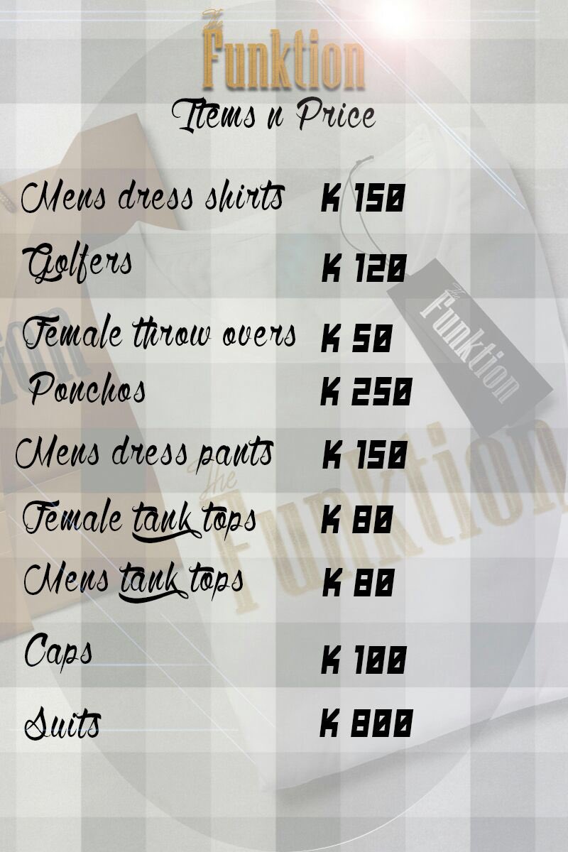 Tha_Funktion's tweet photo. #TheFunKtion PRICE LIST. Everything #CustomMade https://t.co/5L5gfgoAtI