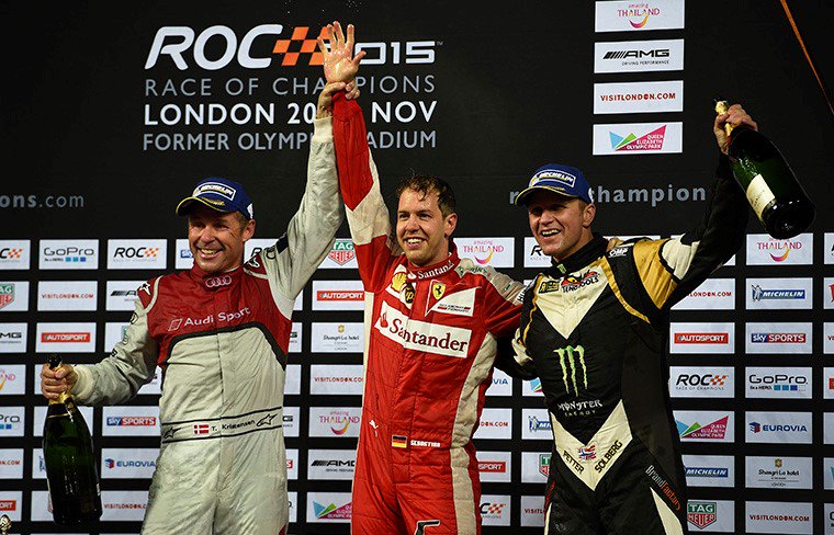LondonStadium's tweet photo. Twelve months ago, we had Vettel's finest, Couthard's class and Wolff's fond farewell. A look back at #ROC2015: https://t.co/93zcNWbb9F https://t.co/Ju46fZSFUh