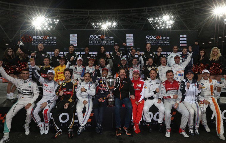 LondonStadium's tweet photo. Twelve months ago, we had Vettel's finest, Couthard's class and Wolff's fond farewell. A look back at #ROC2015: https://t.co/93zcNWbb9F https://t.co/Ju46fZSFUh