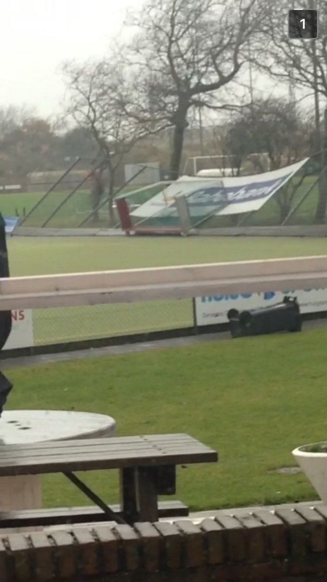 WJubels's tweet photo. Gisteren heeft de storm ook flink toegeslagen op de hockeyclub! @ZHC1935 https://t.co/rKcASuqMe7