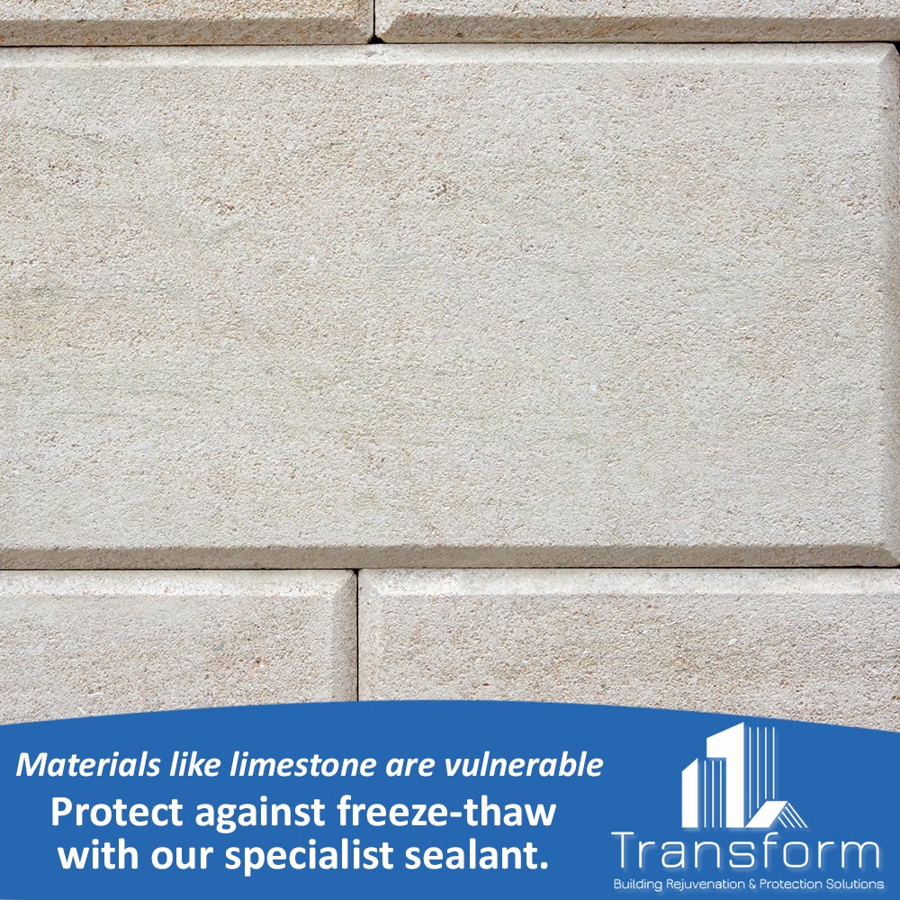 Transform_YP's tweet image. Softer building materials such as sandstone &amp;amp; limestone can really benefit from Dry Treat, especially in a freeze-thaw environment #property