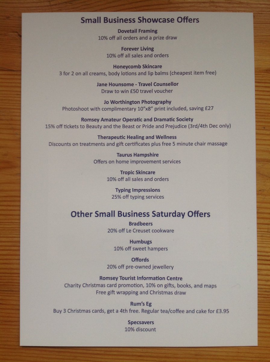 Come and support our @SmallBizSatUK event on Saturday 3rd December - enter a free draw to win a Christmas hamper!