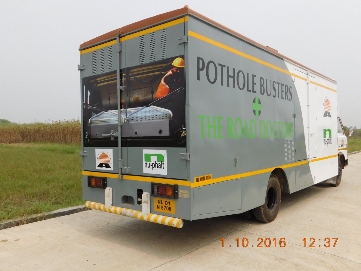 PotholeBusters's tweet image. This is a High Quality and efficient system with lower carbon emission and greater cost effectiveness.