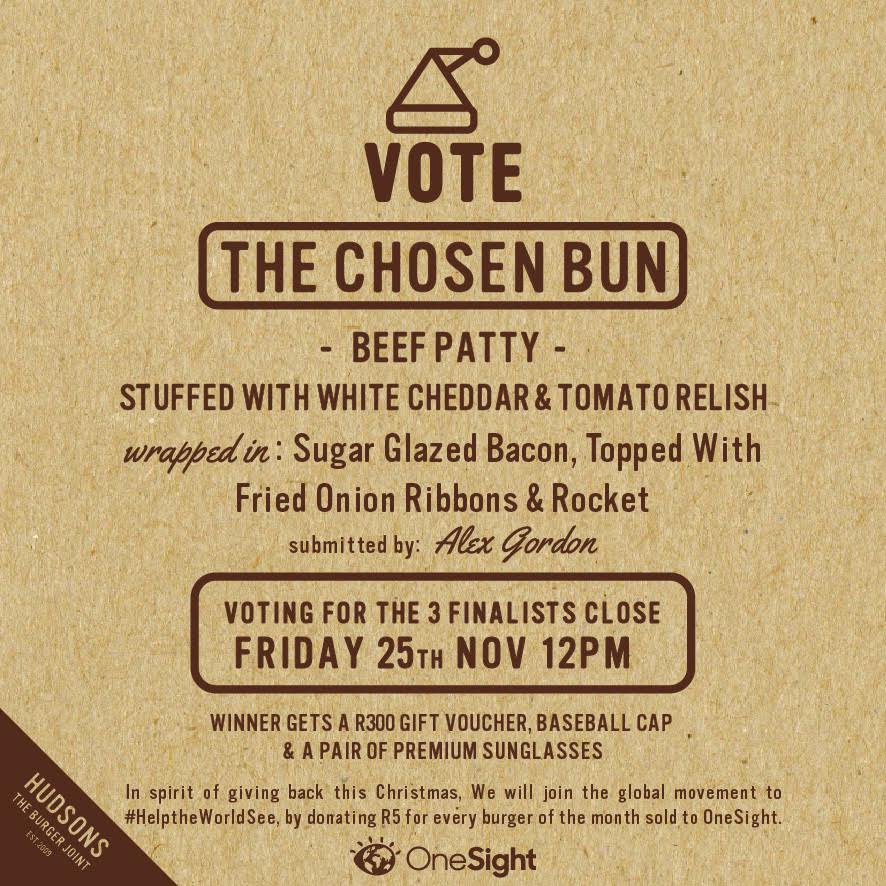 We've seen some mouth watering finalists! Congrats to our third #ChristmasFeast burger of the month finalist! RT to vote for #TheChosenBun