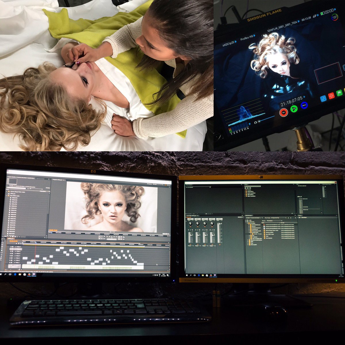 ObscureTRE's tweet photo. Little bit of Monday editing for @AnnukkaHeikkila 's new music video! https://t.co/g27vQTTqfB
