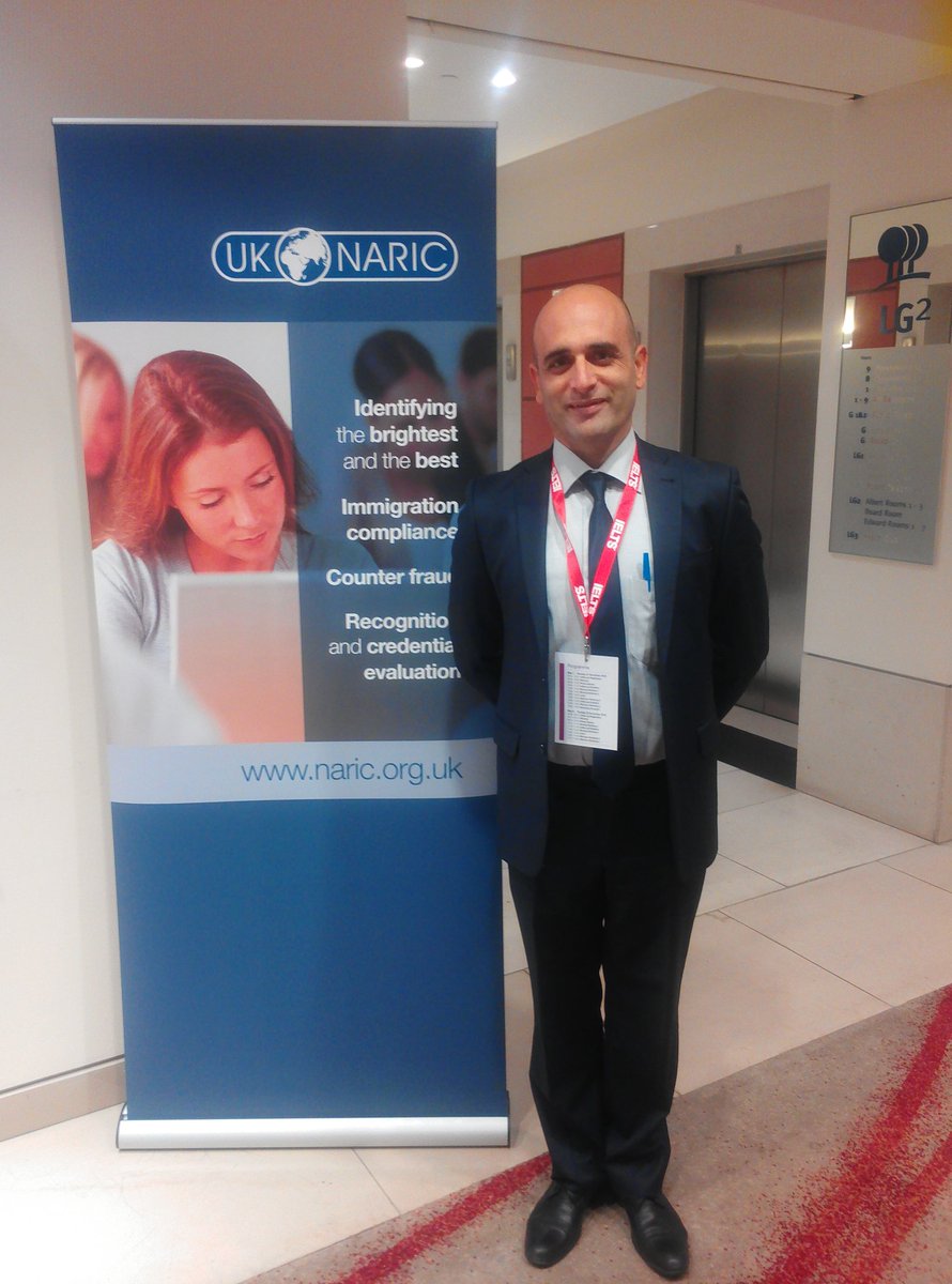 UK NARIC toplantisinda ulkemizi ve universitemizi Londra'da temsil ediyoruz.