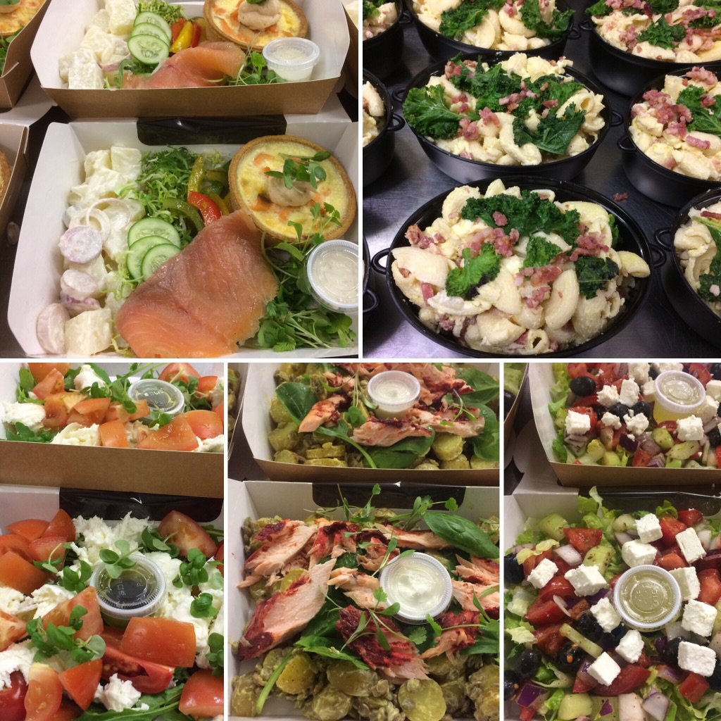 Packed hot &amp; cold food boxes delivered direct to your office...get in touch for more info! #officecatering #eventprofs #lunch #fooddelivery