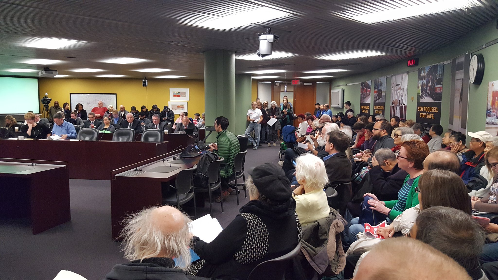 Peter Kim on Twitter "Packed house at TTC board meeting where people