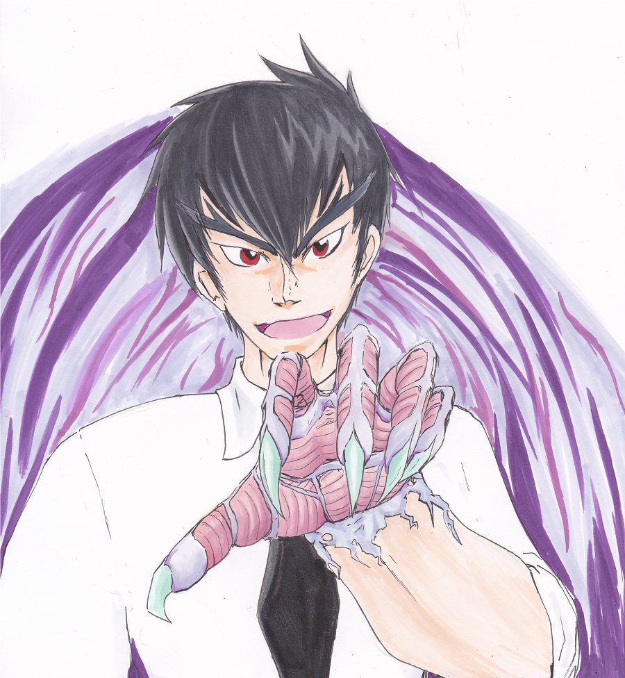 やみぃ 五月病 今日から一番かっこいいのだ 一位の ぬ べ です リプ来たキャラ4人でアンケとって1位のキャラ描きます