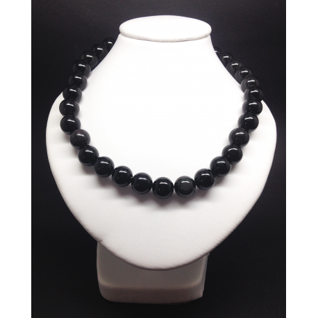 PierreMineral's tweet photo. Collier en perles d'obsidienne œil céleste 
https://t.co/vAhZVtjQu8 https://t.co/Z6v6QGMnG2