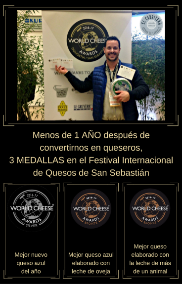 elcabriteru's tweet image. 1 Pequeña quesería artesanal en #Asturias, 3 Grandes premios en @IntCheeseFest  @guildoffinefood  #intcheesefest  #worldcheeseawards  🎉🎉🎉