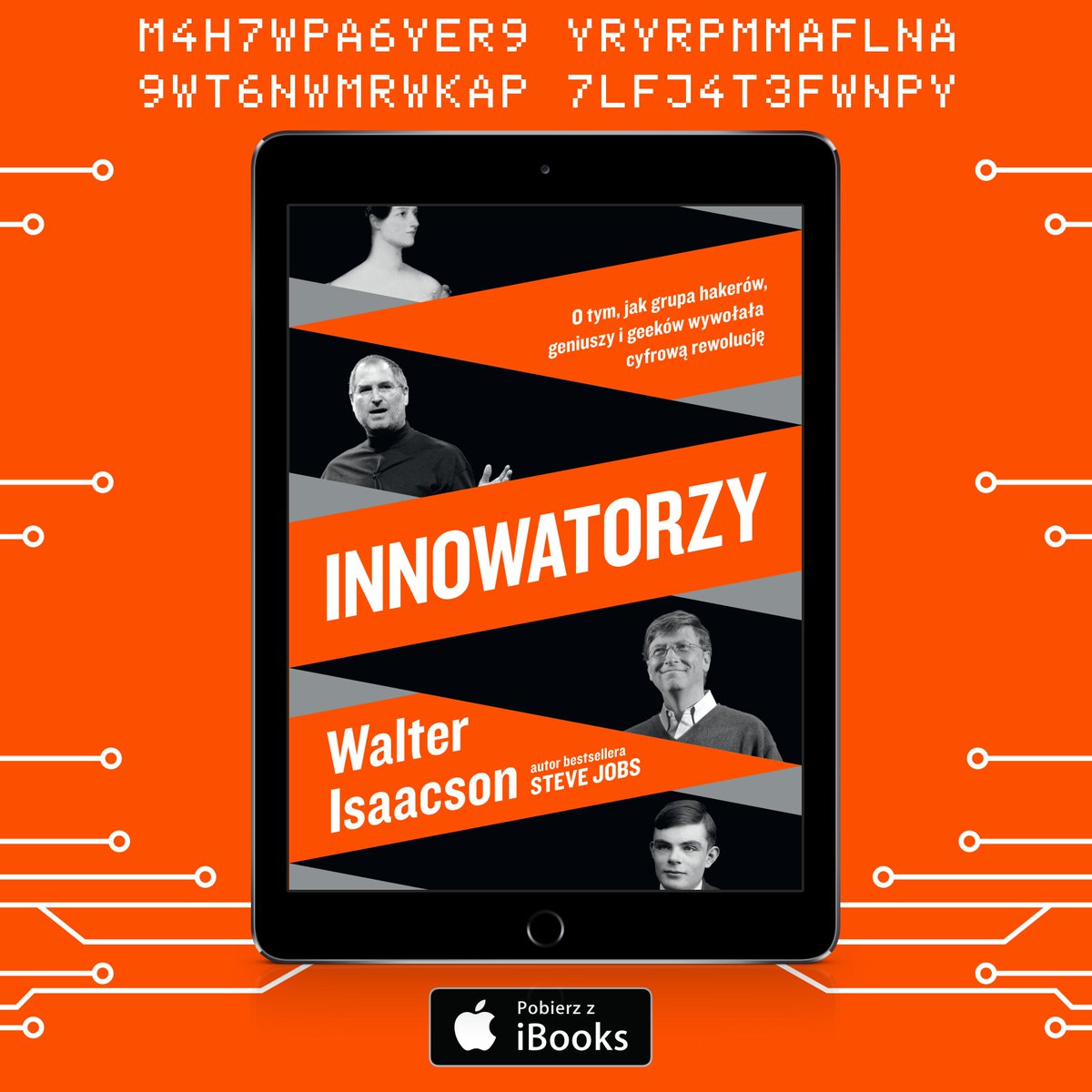 insignis_media's tweet photo. Dziś premiera #ebooka #Innowatorzy @WalterIsaacson – szukajcie w dobrych e-księgarniach! A w prezencie – kilka kodów do @iBooks :) https://t.co/UGv5aZEnXx
