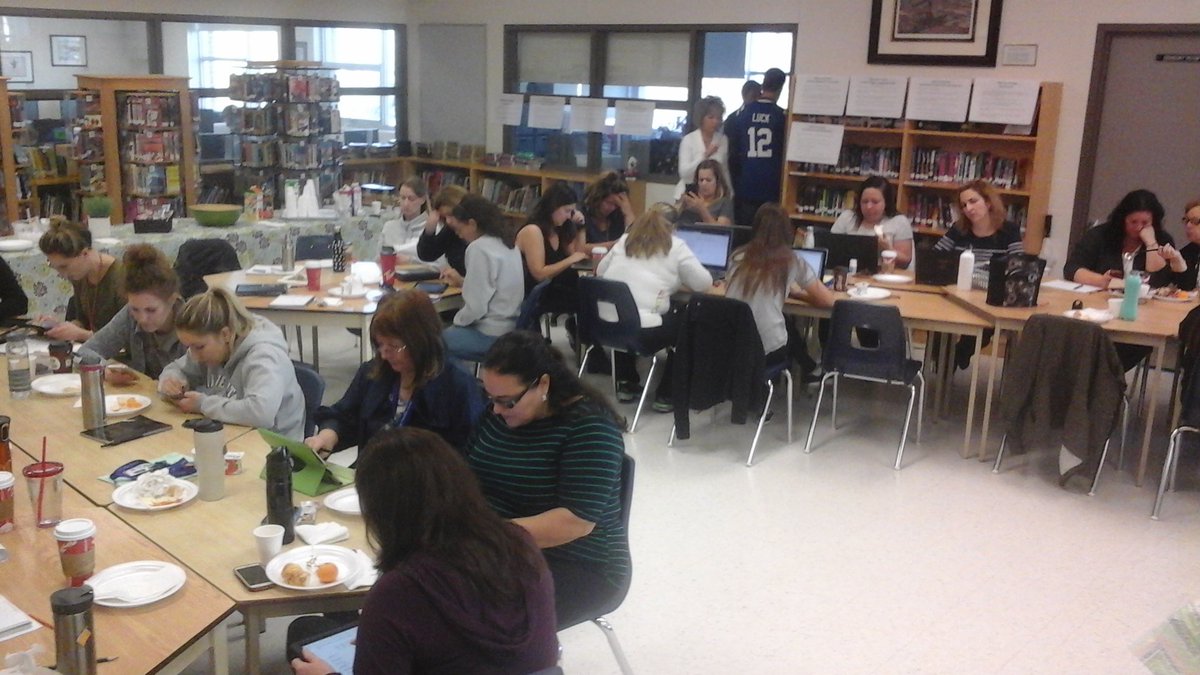 StTimothyDPCDSB's tweet image. On PA Day, staff completed #dpcdsb Math Survey as we discussed @OntarioEDU #RenewedMathStrategy &amp;amp; made connections to our school action plan