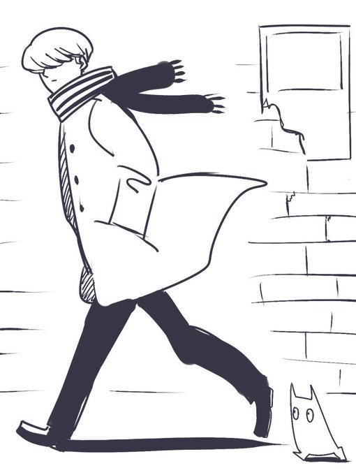 今日もさむいね 