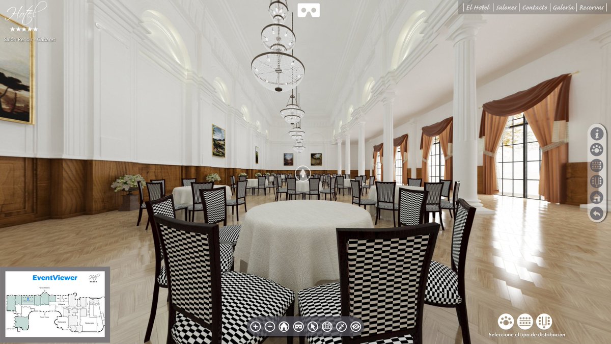 MayoInfografia's tweet image. Ya está disponible la nueva versión de nuestro visualizador de salones para hoteles #EventViewer 360º #VR. +info en ev.mayoinfografia.com