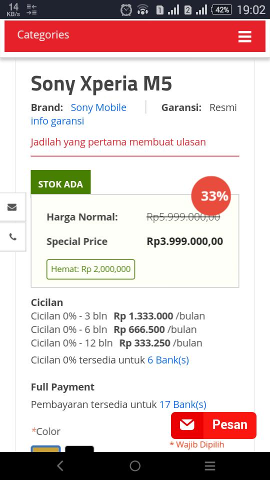 ryantribowo's tweet photo. @ErafoneStore mau nanya, harga ini apakah harus beli lewat online atau langsung ke outlet erafone langsung? https://t.co/RqCny1I3mA