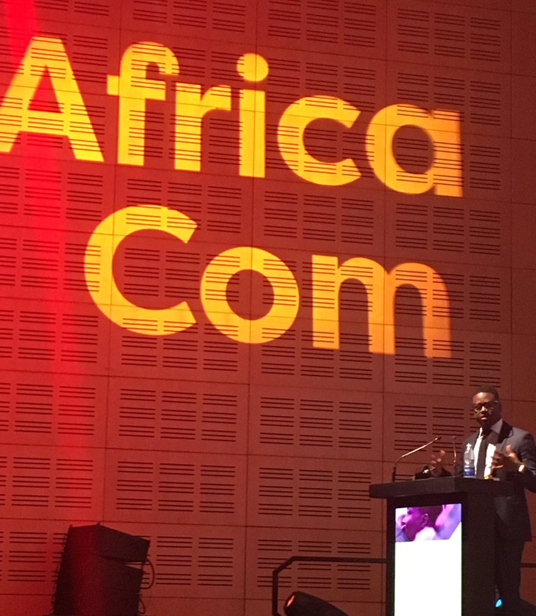 . @thioneniang of @AkonLighting and @Give1Project spoke about use of internet as a development and empowerment tool #AfricaComHighlights