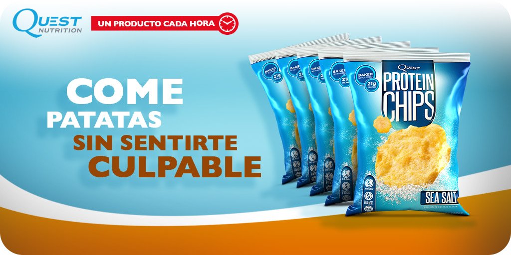NutriTienda's tweet photo. ÚLTIMOS MINUTOS #SORTEO 4. PROTEIN CHIPS y a disfrutar del momento #ProteinChips #QuestNutrition https://t.co/9ooD5Id98H