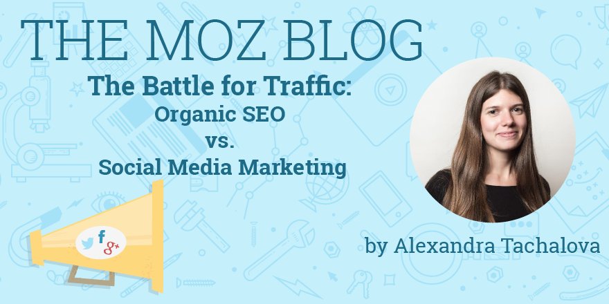 The Battle for Traffic: Organic SEO vs. Social Media Marketing mz.cm/2g9hYBC By <a href="/AlexTachalova/">Alexandra Tachalova</a>