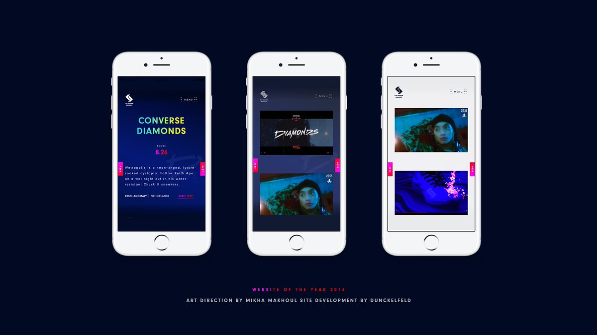 You can also browse WOTY 2016 showcase <a href="/cssdesignawards/">CSS Design Awards</a> on mobile. Thanks for <a href="/DUNCKELFELD/">DUNCKELFELD</a> for bringing it to life! cssdesignawards.com/woty2016