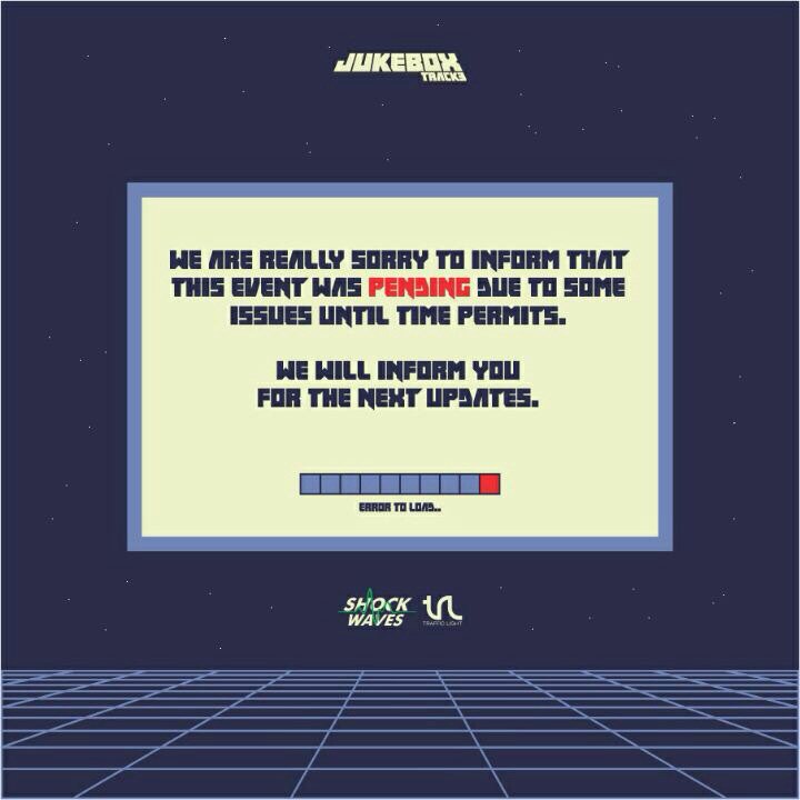 Mohon maaf krn alasan perizinan &amp; kemanan venue, Jukebox: Track.03 (22/11/2016) di Vector Bar ditunda. Terima kasih.