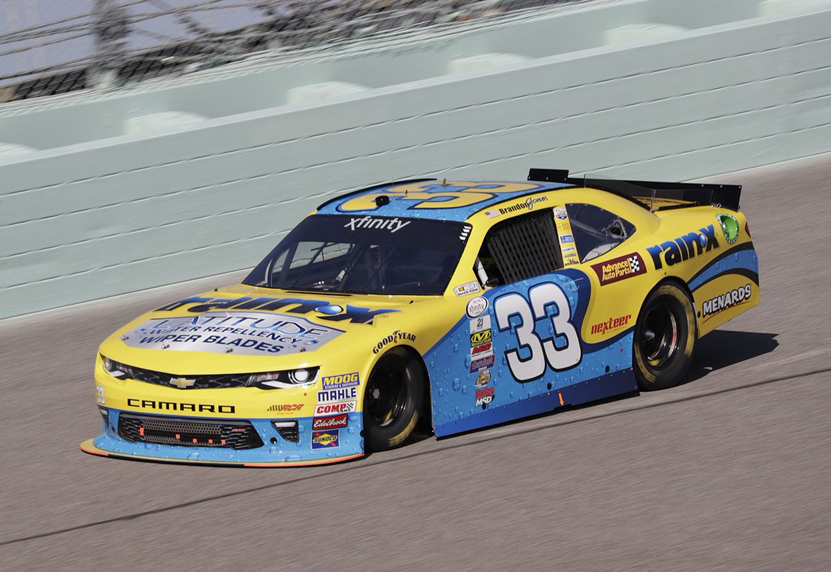 RCR33BJones's tweet photo. A solid @NASCAR_XFINITY rookie season for @BrandonJonesRac. He ended with 12 top 10s, 21 top 15s, 36 laps led, no DNFs &amp; was 10th in points. https://t.co/QinF1e4b5X