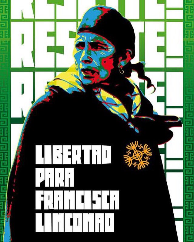 AntispefaMilano's tweet photo. Mobilitazione mondiale per la #libertà della machi #FranciscaLinconao - Basta de terrorismo de estado #Marrichiweu #BastadeMontajes https://t.co/q4YuFGFLoC