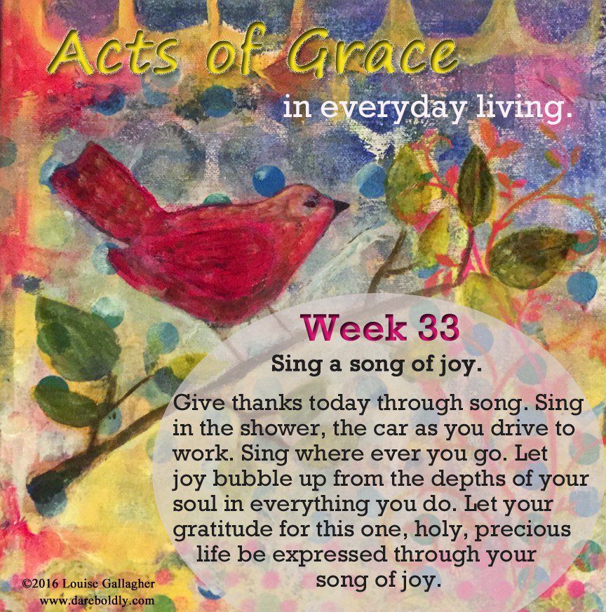 MLouiseg88's tweet image. Sing a song of joy | 52 Acts of Grace | Week 33 dareboldly.com/2016/11/21/sin…