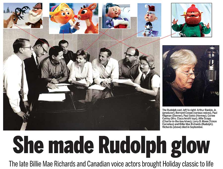 Tom Heintjes on X: "Today in Comics History: Billie Mae Richards, the voice  of Rudolph the Red-Nosed Reindeer on the Rankin-Bass special, was born Nov  21, 1921. https://t.co/JaWsE6UByM" / X