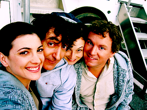 I love this photo ! Julia , Jennifer , Peter and Patrick SGU ! <a href="/Julia_Benson/">Julia Benson</a> <a href="/SpenceJen/">Jennifer Spence</a> <a href="/PeterKelamis/">Peter Kelamis</a> <a href="/PatrickGilmore/">Patrick Gilmore</a> @SGUAwareness