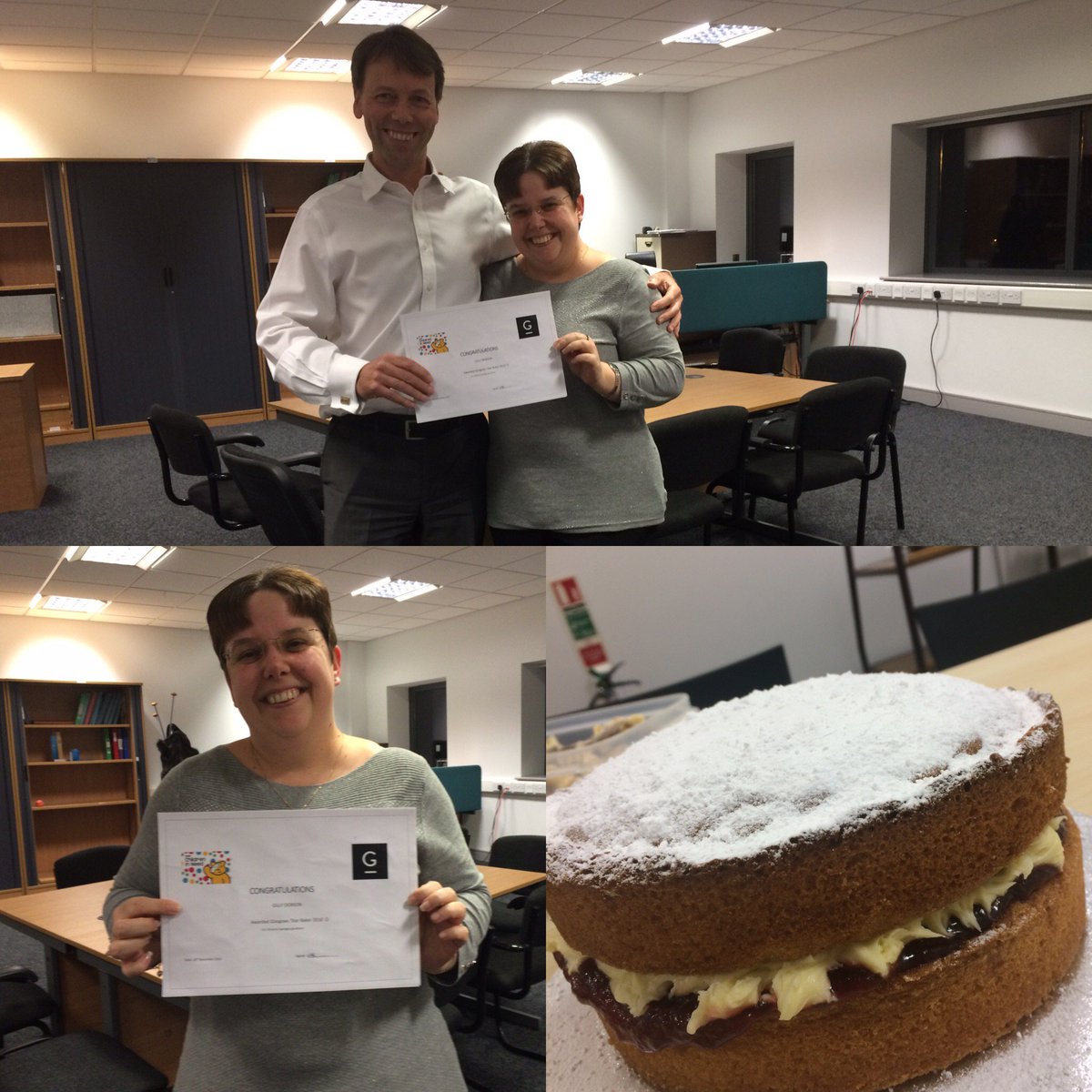 onetwo_agency's tweet photo. We're delighted to have raised and donated £107 for @BBCCiN on Friday- good work team! #CiN #CiN2016 https://t.co/WpD18wP7MV