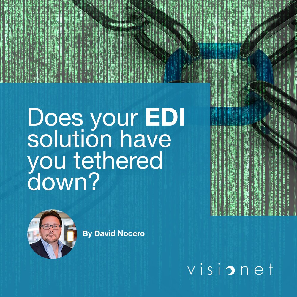 Visionet's tweet image. Latest blog on "Does your EDI solution have you tethered down?" by David Nocero VP. Read here:visionetsystems.com/blog/edi-solut…
#edi #EDISolution #erp