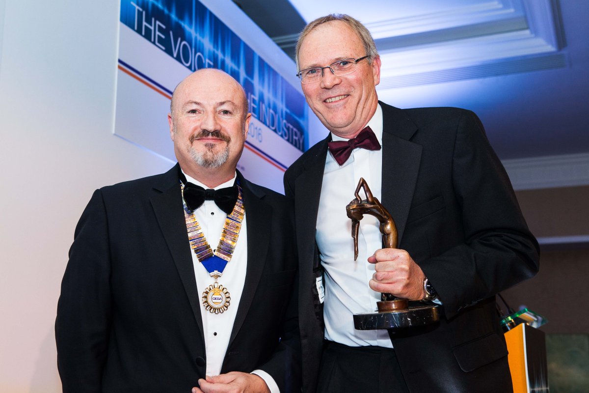 Mick Shaddock winner of the 2016 Outstanding Contribution to the Catering Equipment Industry Award #cateringequipment #cesaconference2016