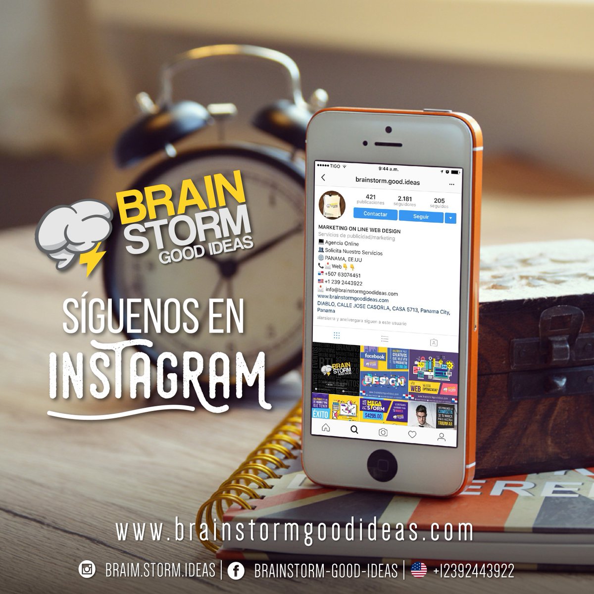 BrainStormGood's tweet image. Ingresa a tu perfil de #Instagram y búscanos como @brainstorm.good.ideas o visita nuestro #website -&amp;gt; brainstormgoodideas.com
