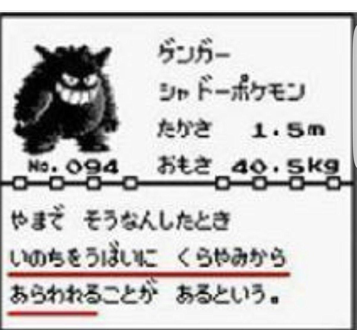 クロキョウ キテルグマの図鑑説明文が怖いと話題ですがここで初代ポケモンの図鑑説明文をご覧下さい ポケモン ポケモン図鑑 キテルグマ T Co Kubxyksdil Twitter