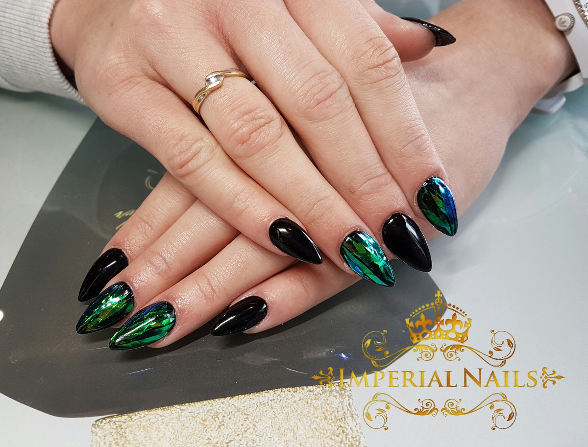 Imperial Nails on Twitter: "Acrylic nails with broken ...