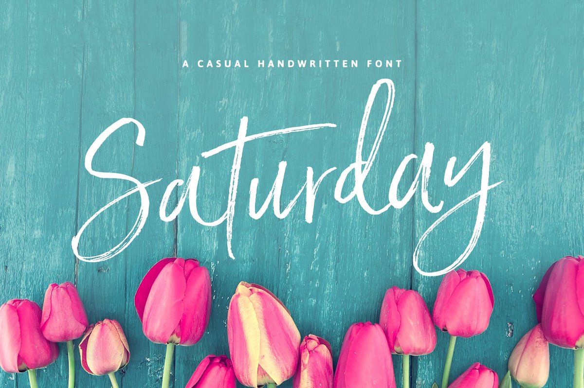 nickylaatz's tweet photo. Fresh &amp; New! Saturday Script now in the shop :)  ~ https://t.co/OMHGcZvr0m #design #fonts #type #etsy #crafting #graphicdesign https://t.co/ai3ZdO2cgQ