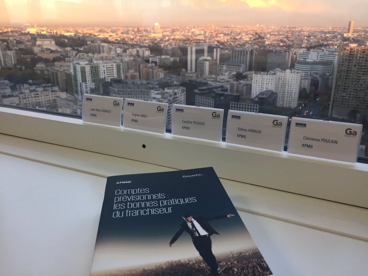 L'équipe #FranchiseKpmg prête pour le petit-déjeuner de demain " Comptes prévisionnels, les bonnes pratiques du #franchiseur" ! #franchise