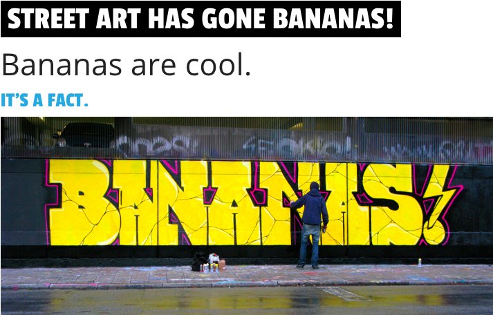 It's yummy, it's yellow, it makes you happy, it's 🍌! Check our latest #blogpost for the best of #Banana #StreetArt! bit.ly/2gCcVde