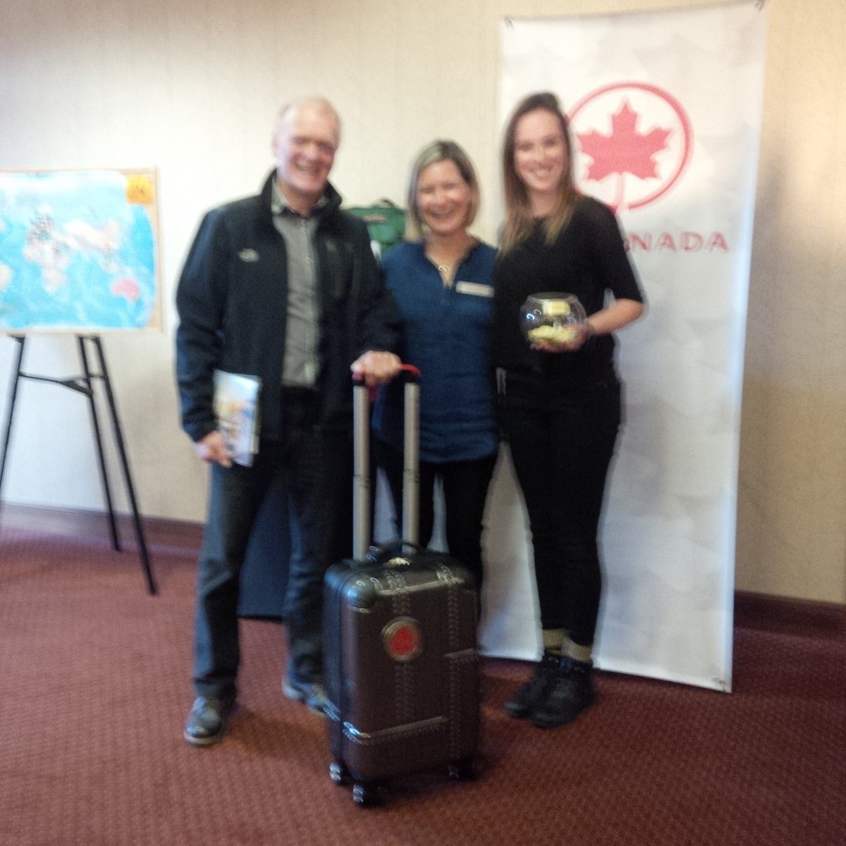 acs_karen's tweet photo. @pint507 #aircanada remercie toute l’équipe de #incursionvoyage pour une conférence réussie a Saint-Georges https://t.co/lInXLtkSdI