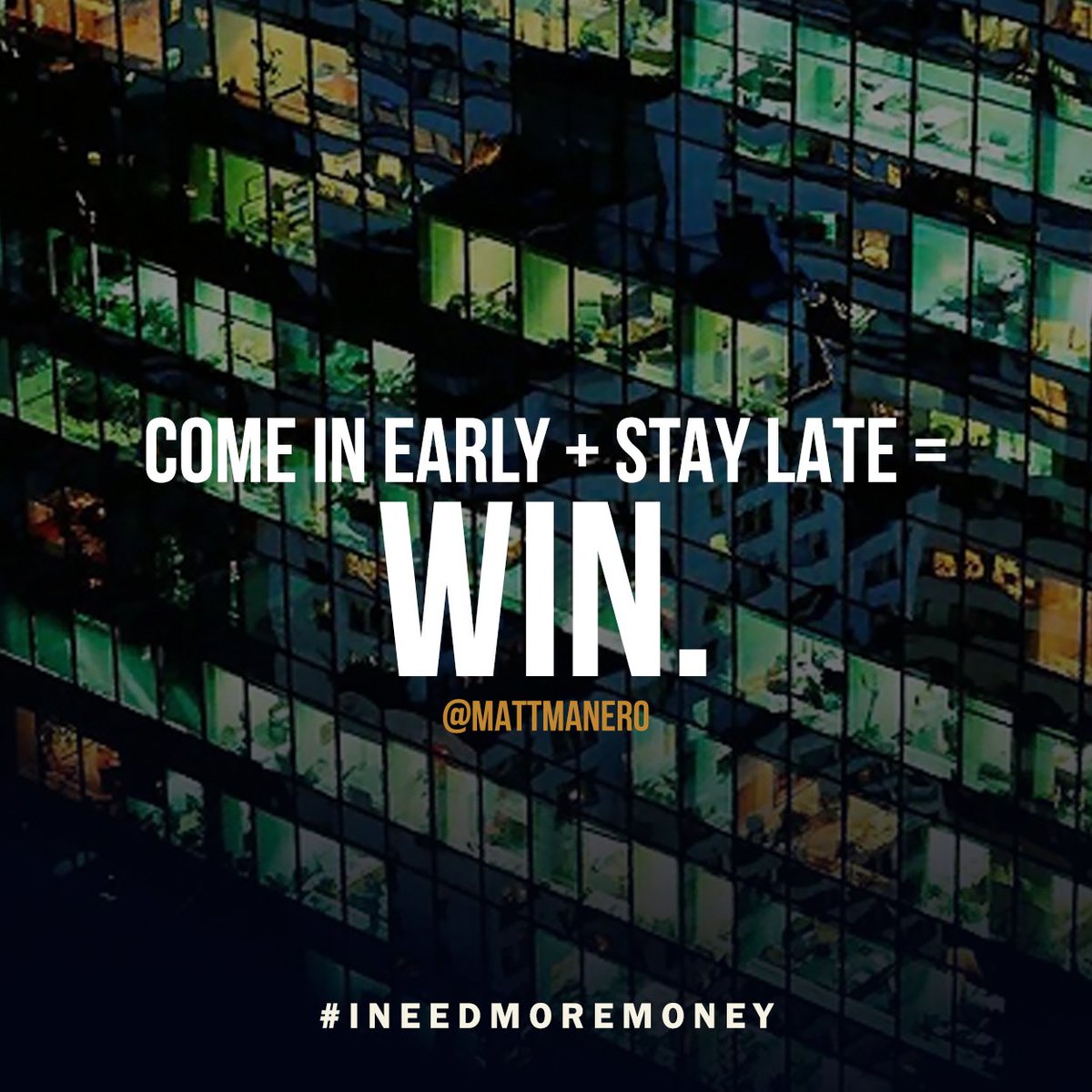 MattManero's tweet photo. This is your moment to get ahead. Do what others won't so you can live like they wish! #MondayMotivation https://t.co/kF245vV1iV