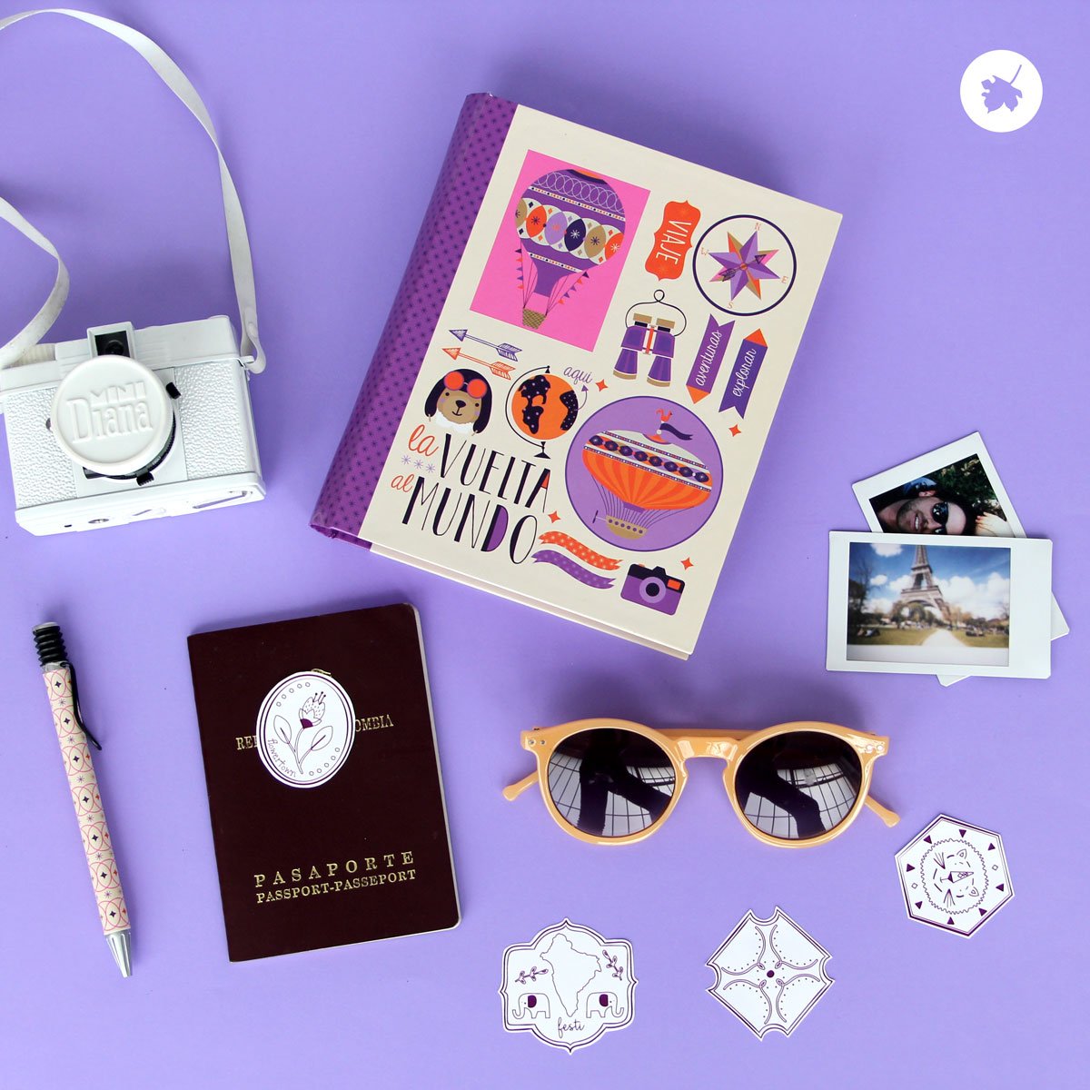 Los viajes son más prácticos y divertidos cuando llevas contigo tu set de viajes #hojas. Encuéntralo en hojas.com.co