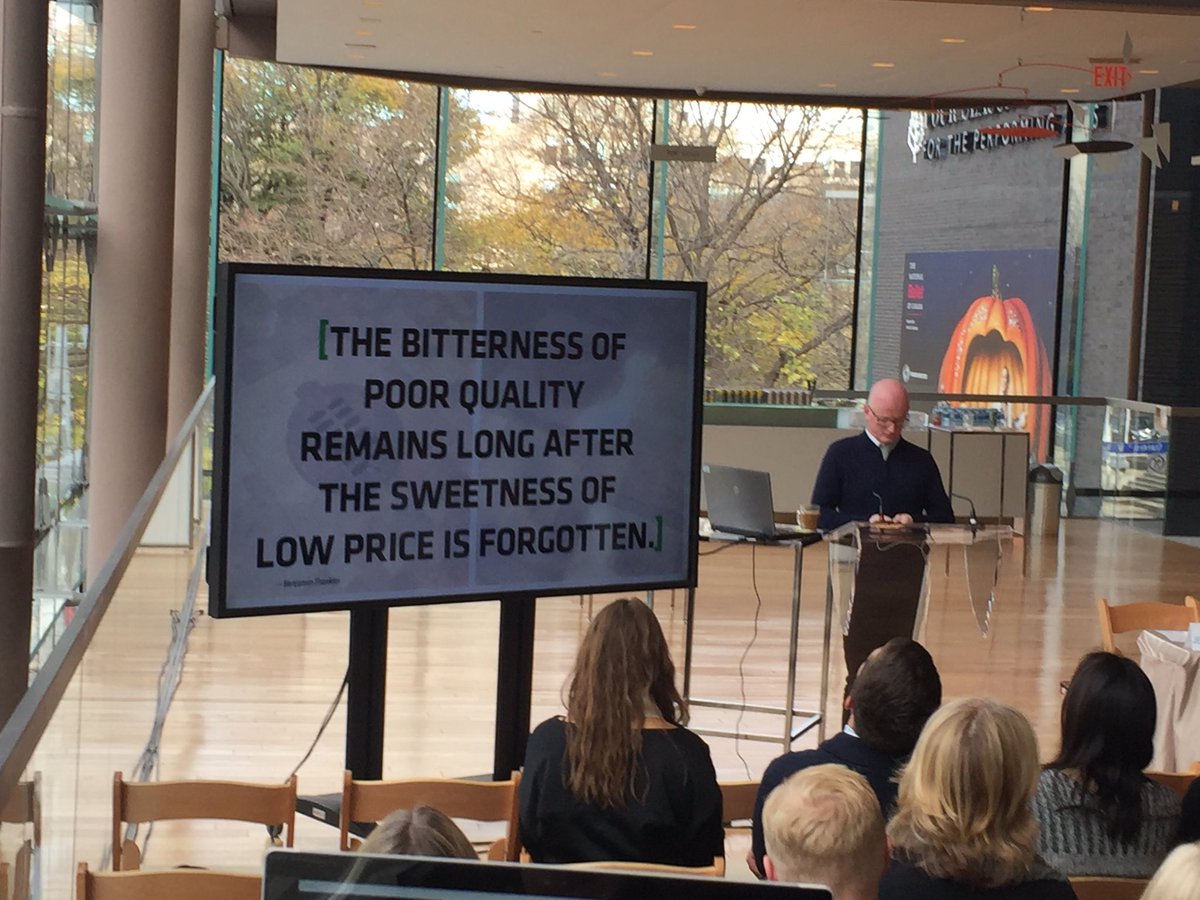 BradMBradford's tweet image. Ben Franklin rings true on design&apos; the bitterness of poor quality remains long after the sweetness of low price is forgotten&apos; #CProundtable