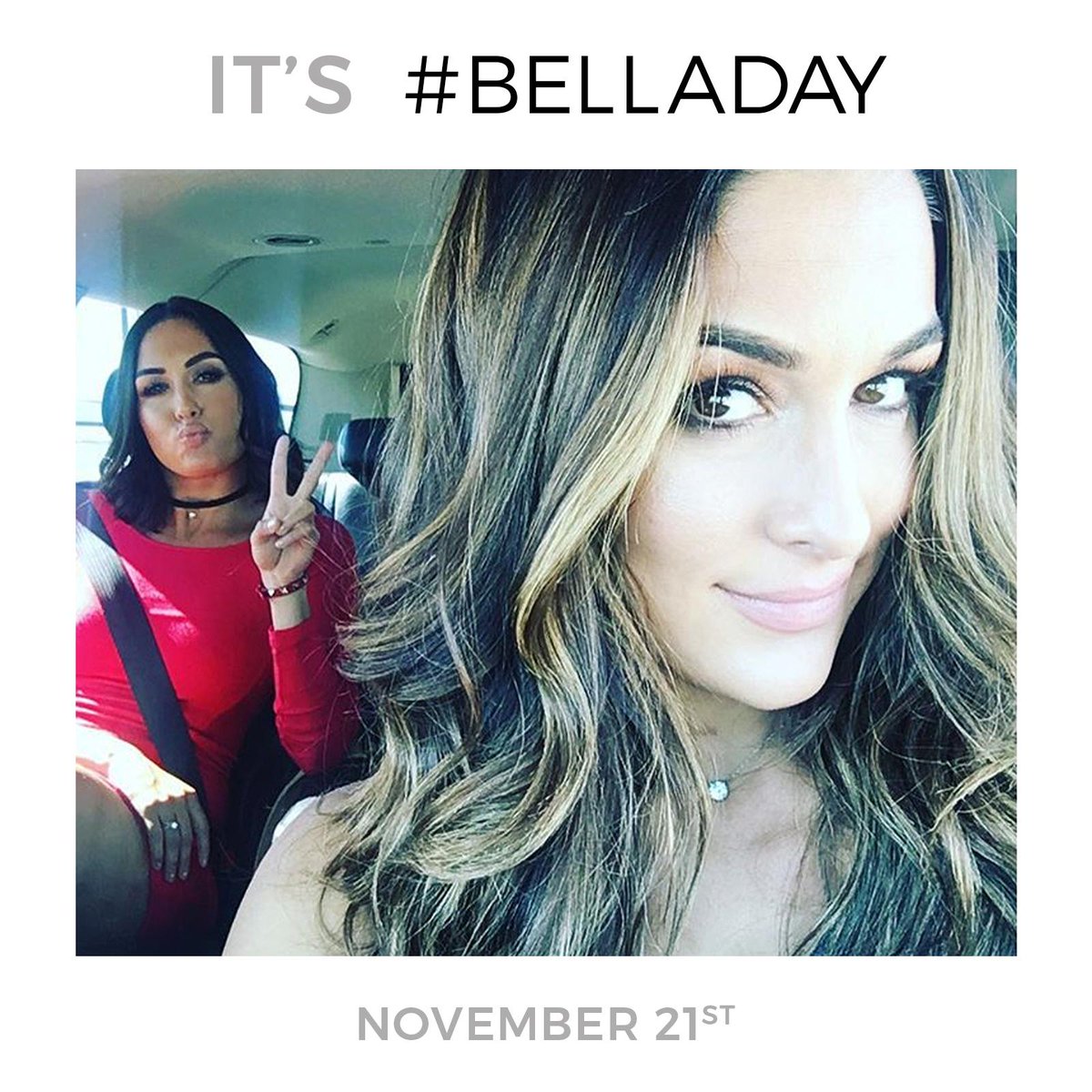 WWE's tweet photo. #BellaDay is finally here... and the celebration is JUST getting started! @BellaTwins https://t.co/XlEpCEu8mE