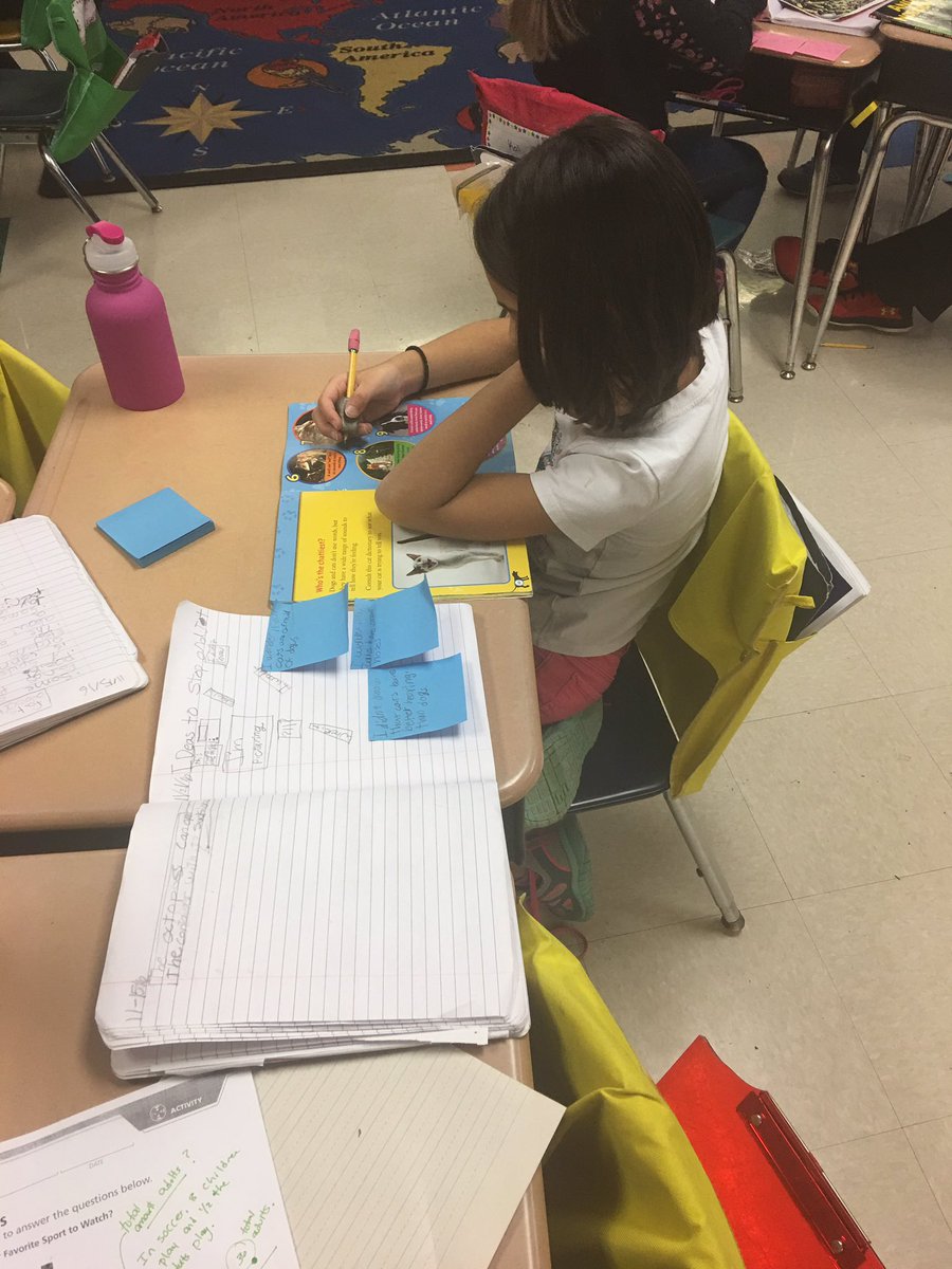 Students doing a great job at stopping and ...thinking .... talking.....and jotting!!!!!