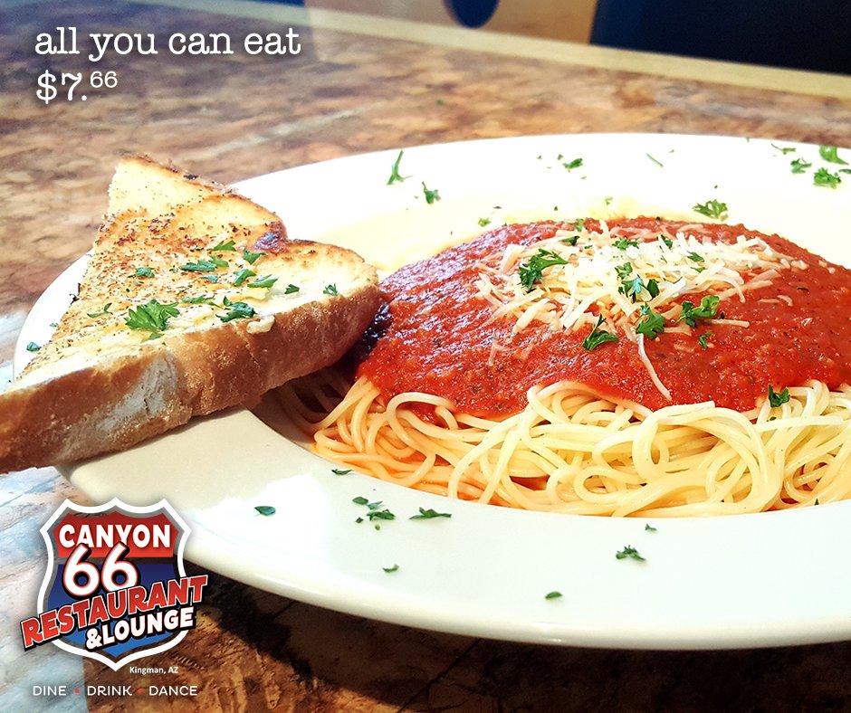 RamadaAZ's tweet image. #SpaghettiMonday ~All you can eat only $7.66!  Next to the Ramada Kingman