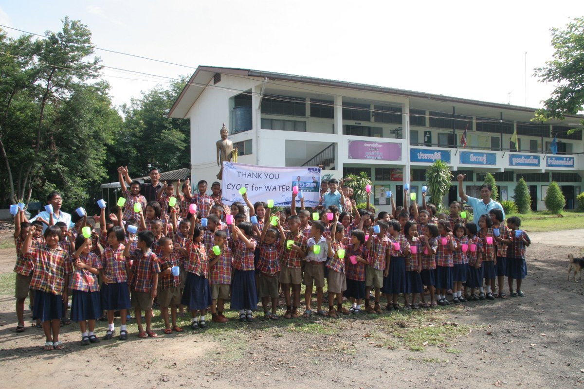 CycleforWater's tweet photo. #What was a #wish became a #reality. #Over #1000 #scholars #have #been #given #back #their #humanright, #cleanwaterforall #cycleforwater https://t.co/ADvSpJtKHv