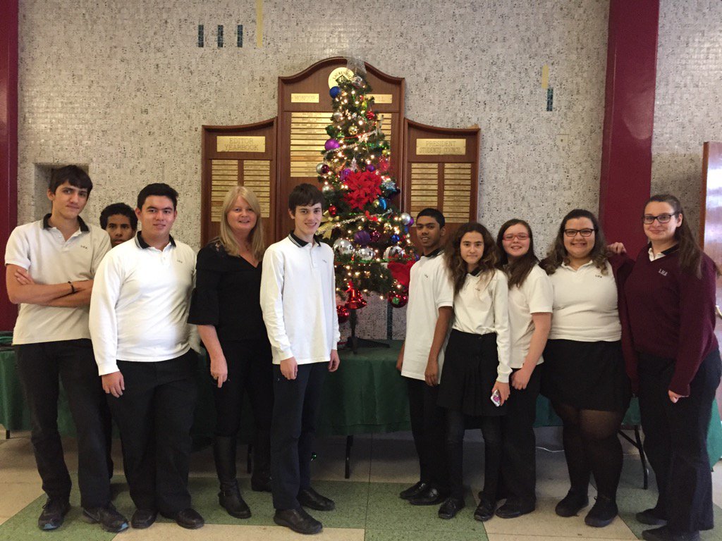 Best Buddies LHA setting up for the Spirit of Giving :)